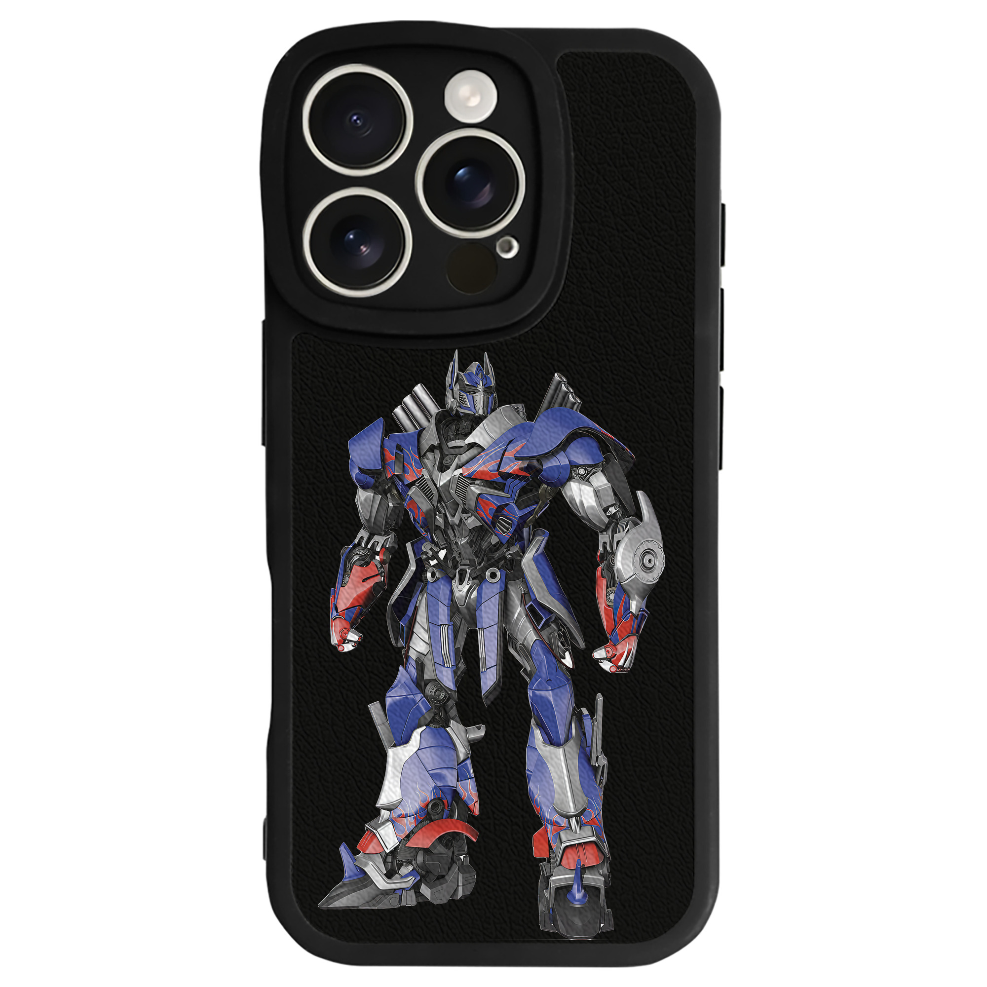 （画像用） Transformers トランスフォーマー 【iPhone 16シリーズ対応】シリコンスマホケース（レザー調） 材質：シリコン